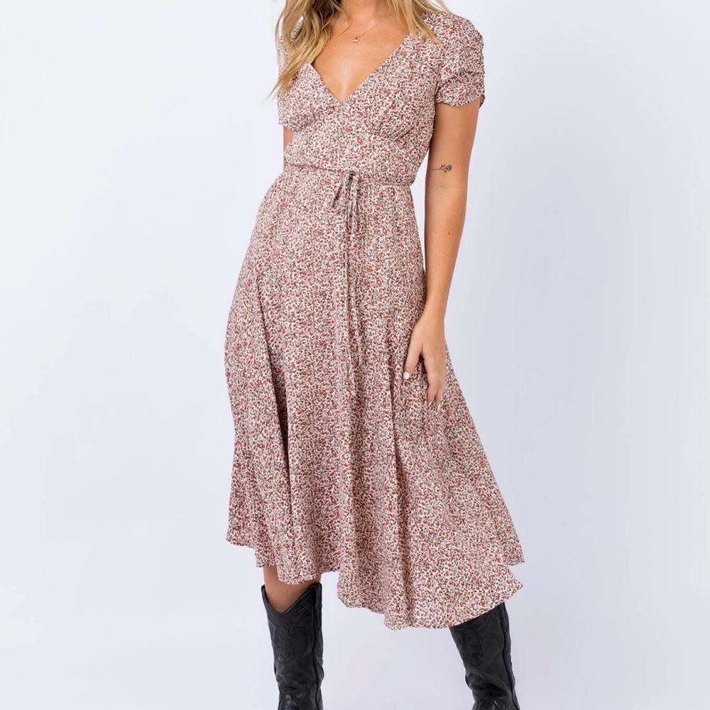 Princess Polly Floral Midi Dress